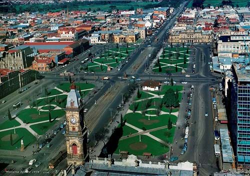 Victoria Square 1956, City of Adelaide SA